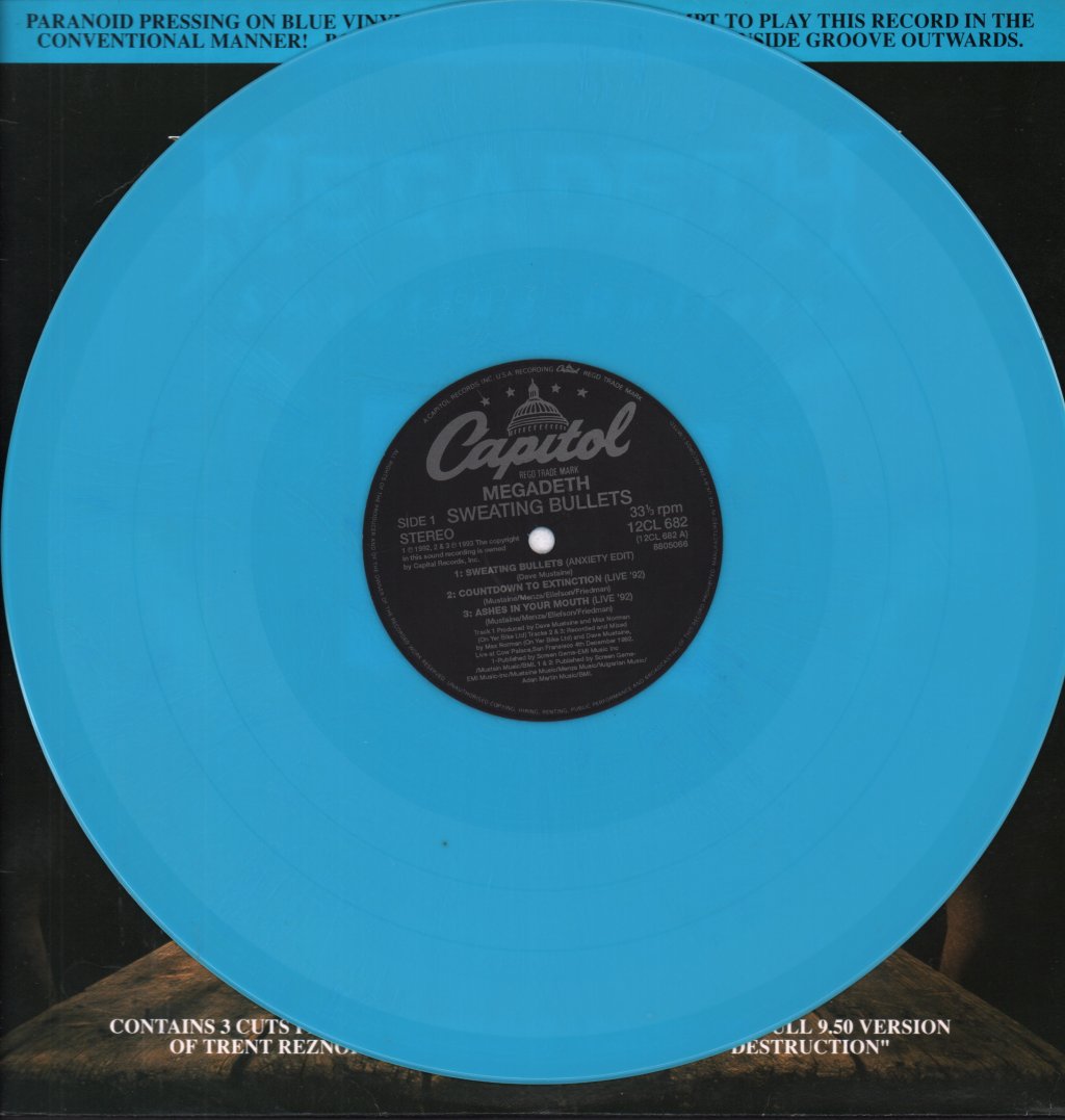 Megadeth - Sweating Bullets - 12 Inch