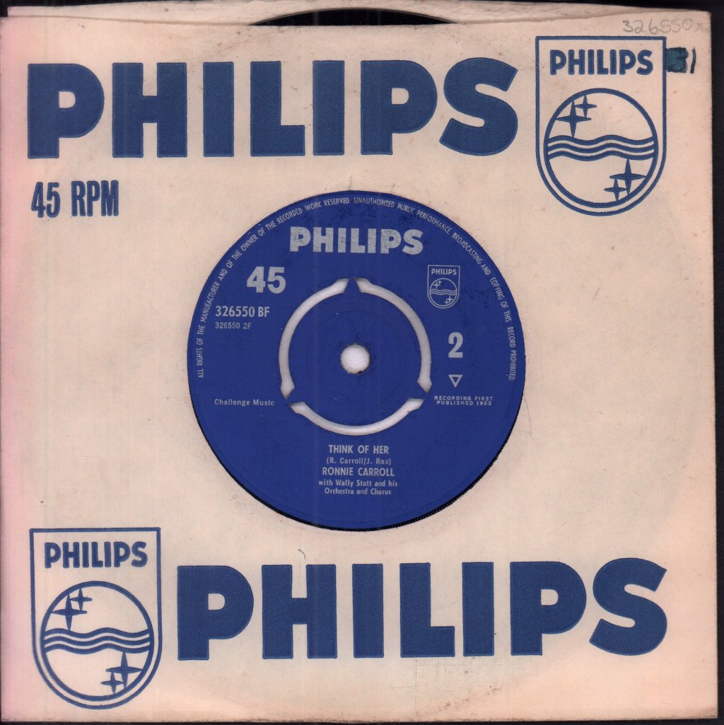 Ronnie Carroll - If Only Tomorrow (Could Be Like Today) - 7 Inch