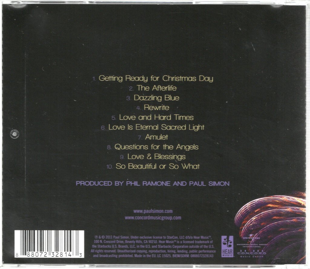 Paul Simon - So Beautiful Or So What - Cd