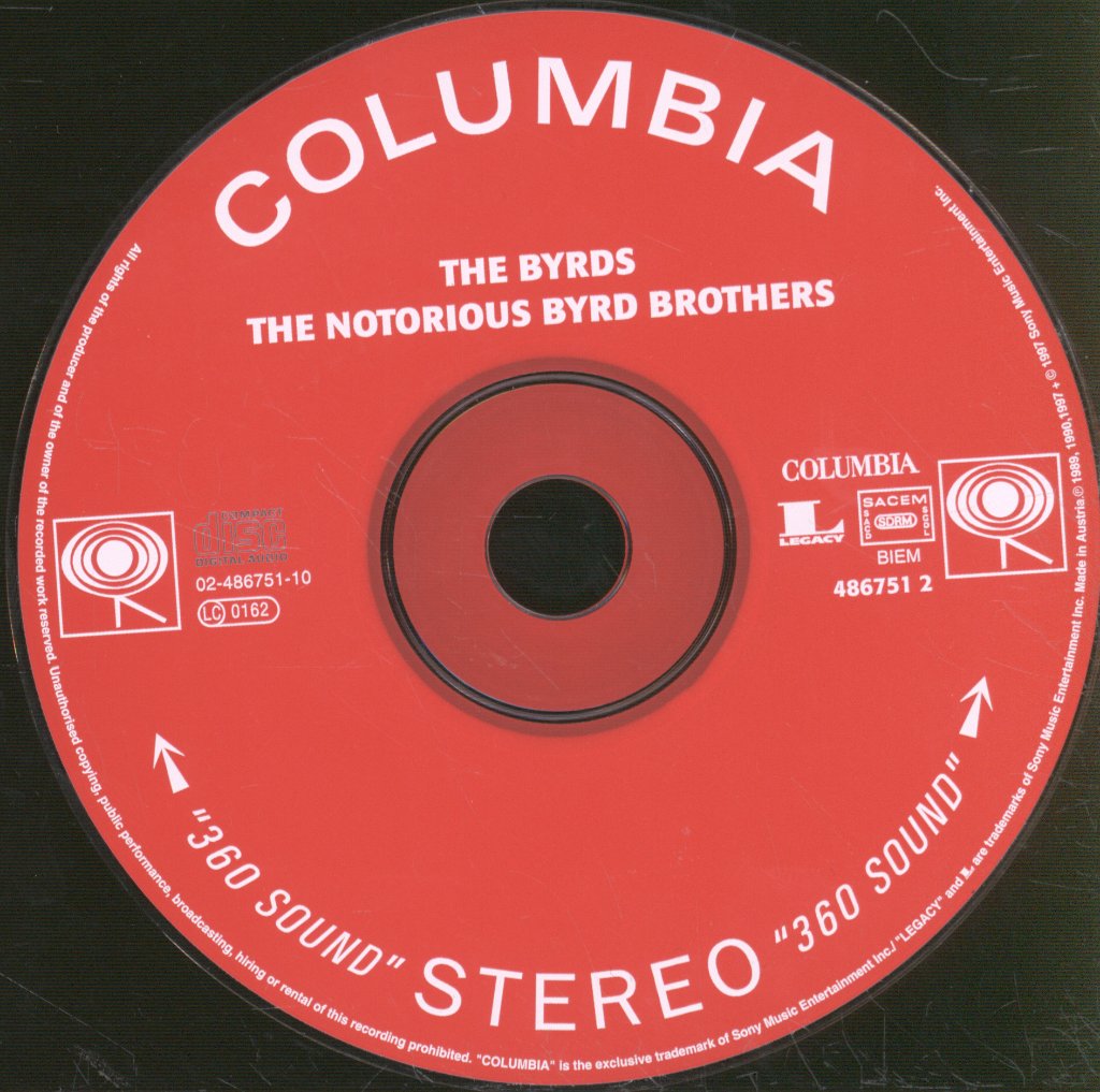 Byrds - Notorious Byrd Brothers - Cd