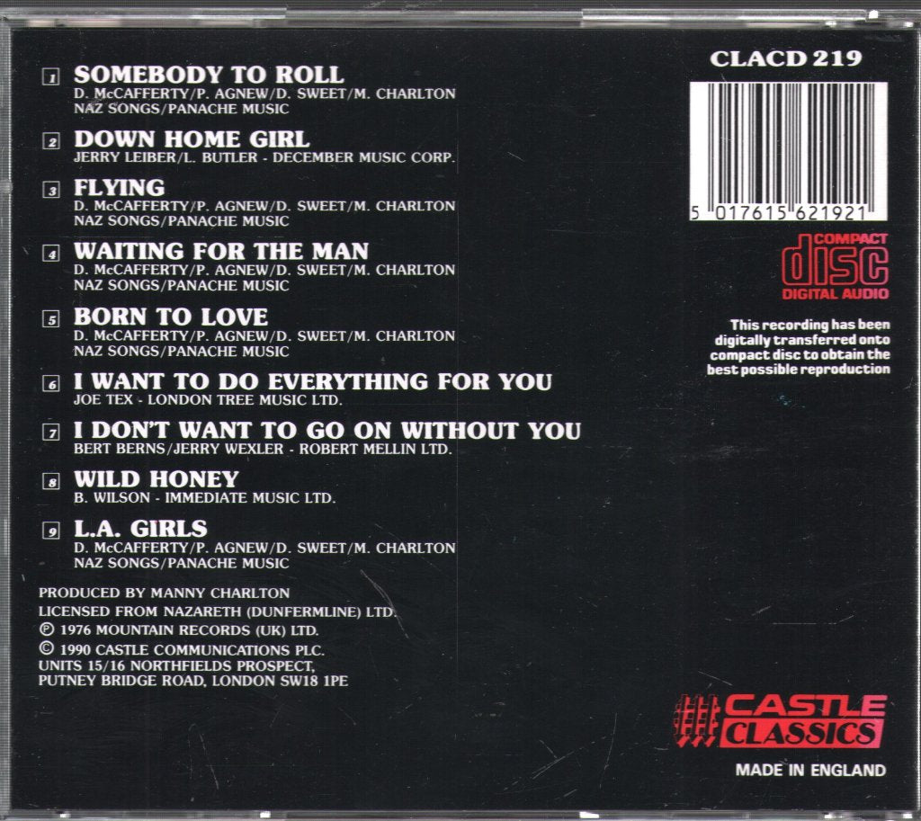 Nazareth - Play'n' The Game - Cd