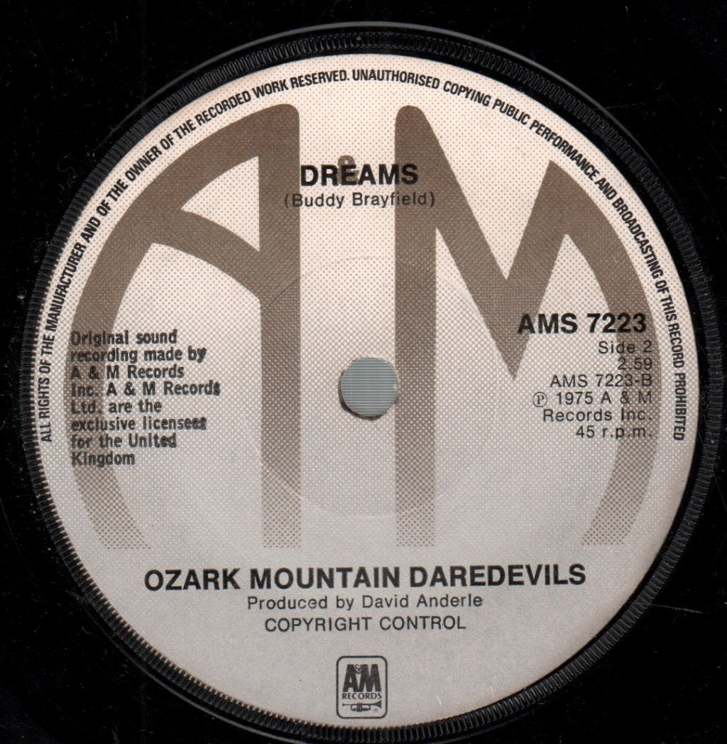 Ozark Mountain Daredevils - You Made It Right - 7 Inch