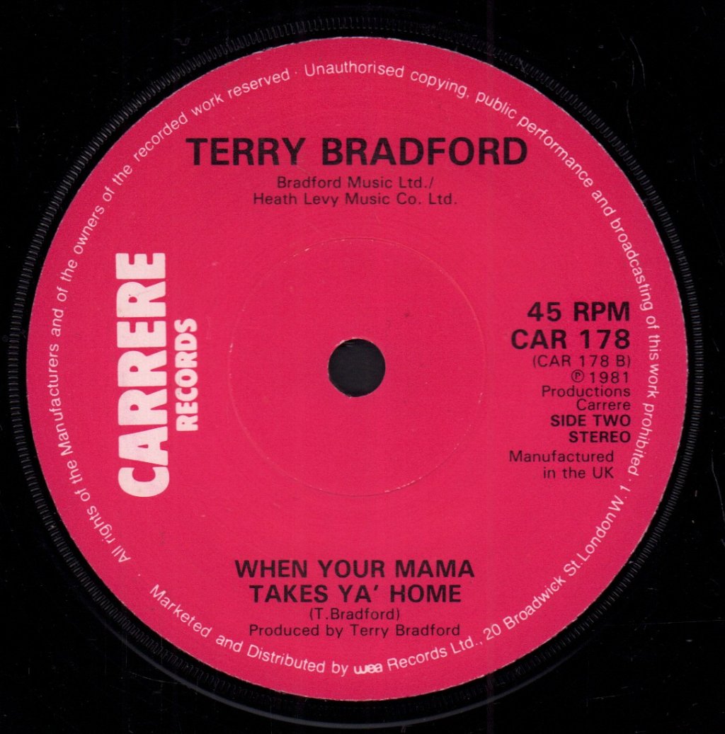 Terry Bradford - American Lady - 7 Inch