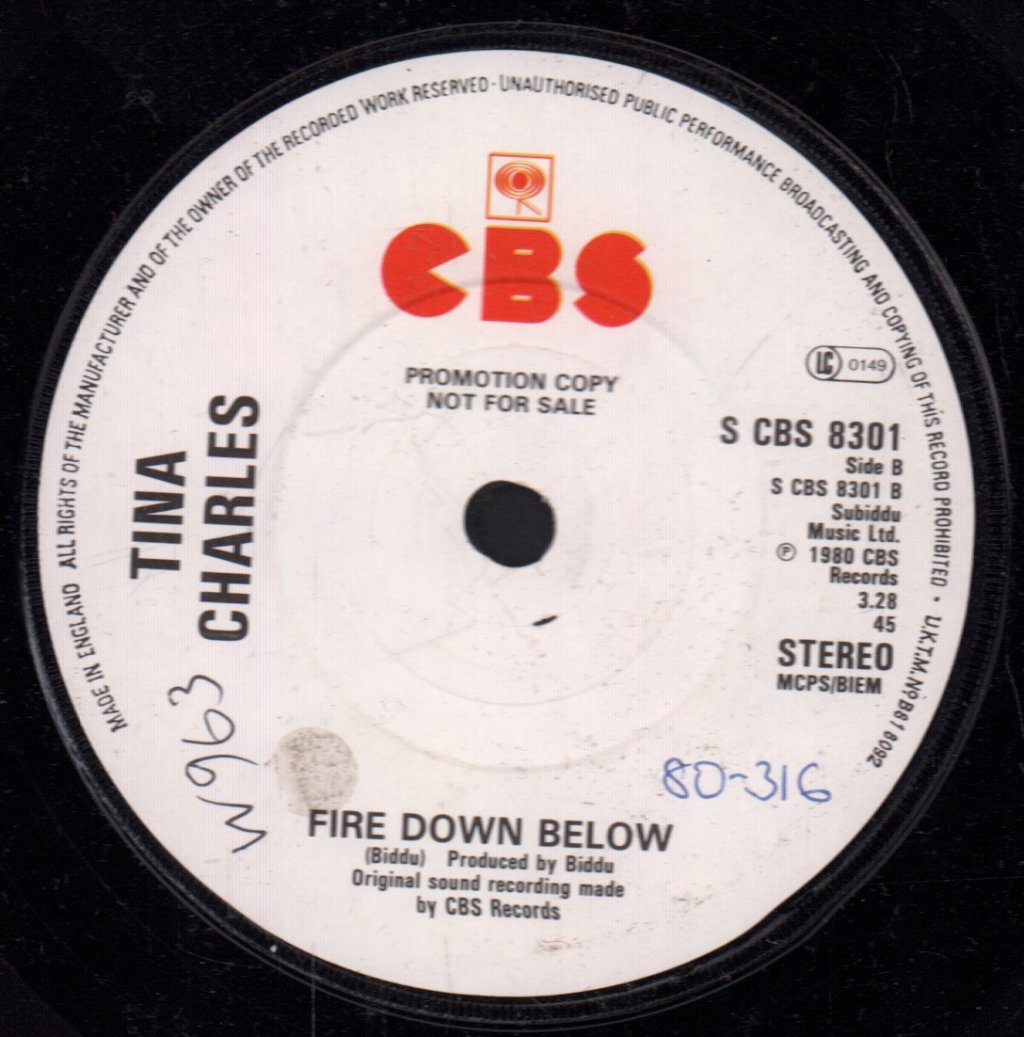 Tina Charles - Just One Smile - 7 Inch