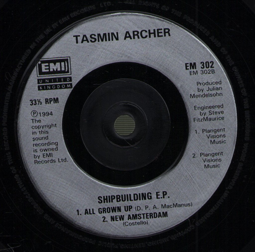 Tasmin Archer - Shipbuilding - 7 Inch