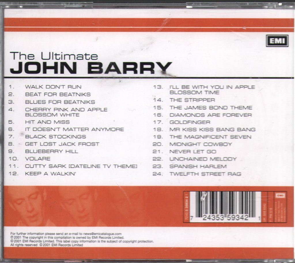 John Barry - Ultimate - Cd