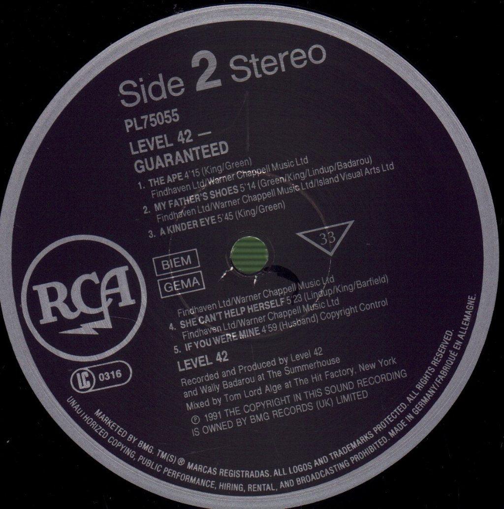 Level 42 - Guaranteed - Lp