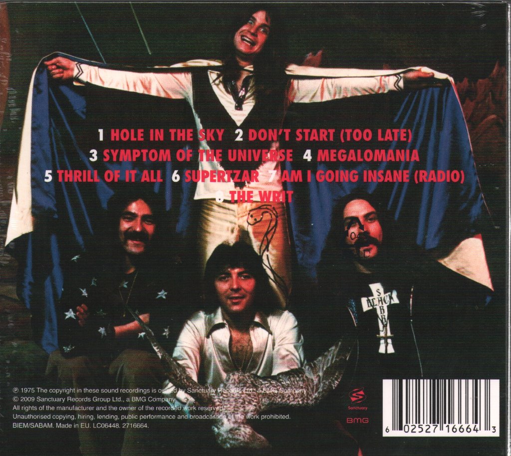 Black Sabbath - Sabotage - Cd