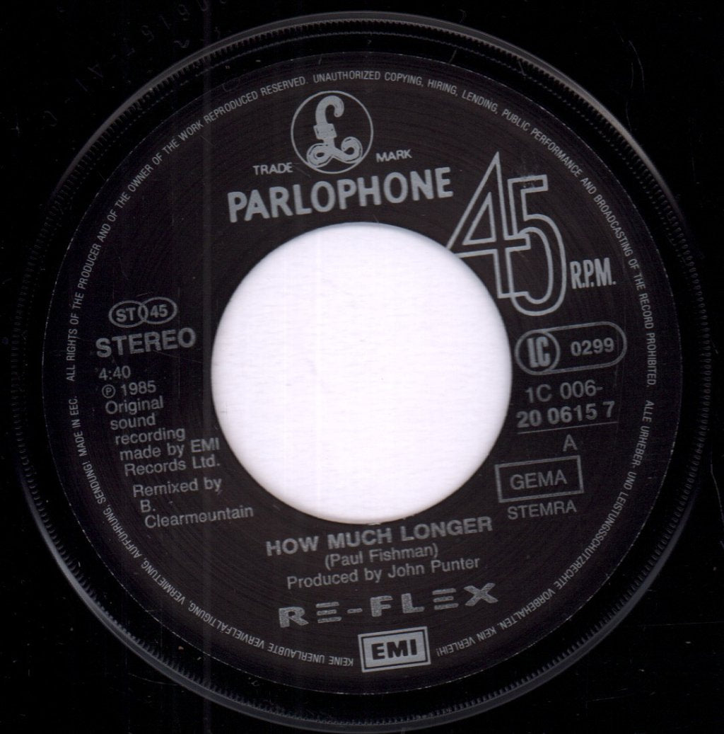 Re-Flex - How Much Longer? - 7 Inch