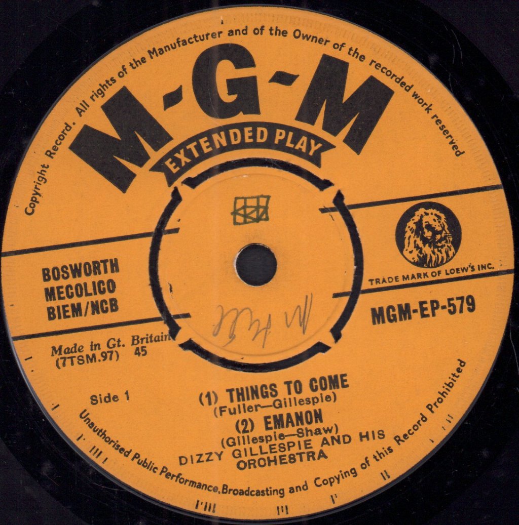 dizzy gillespie / don byas - Dizzy And Don - 7 Inch