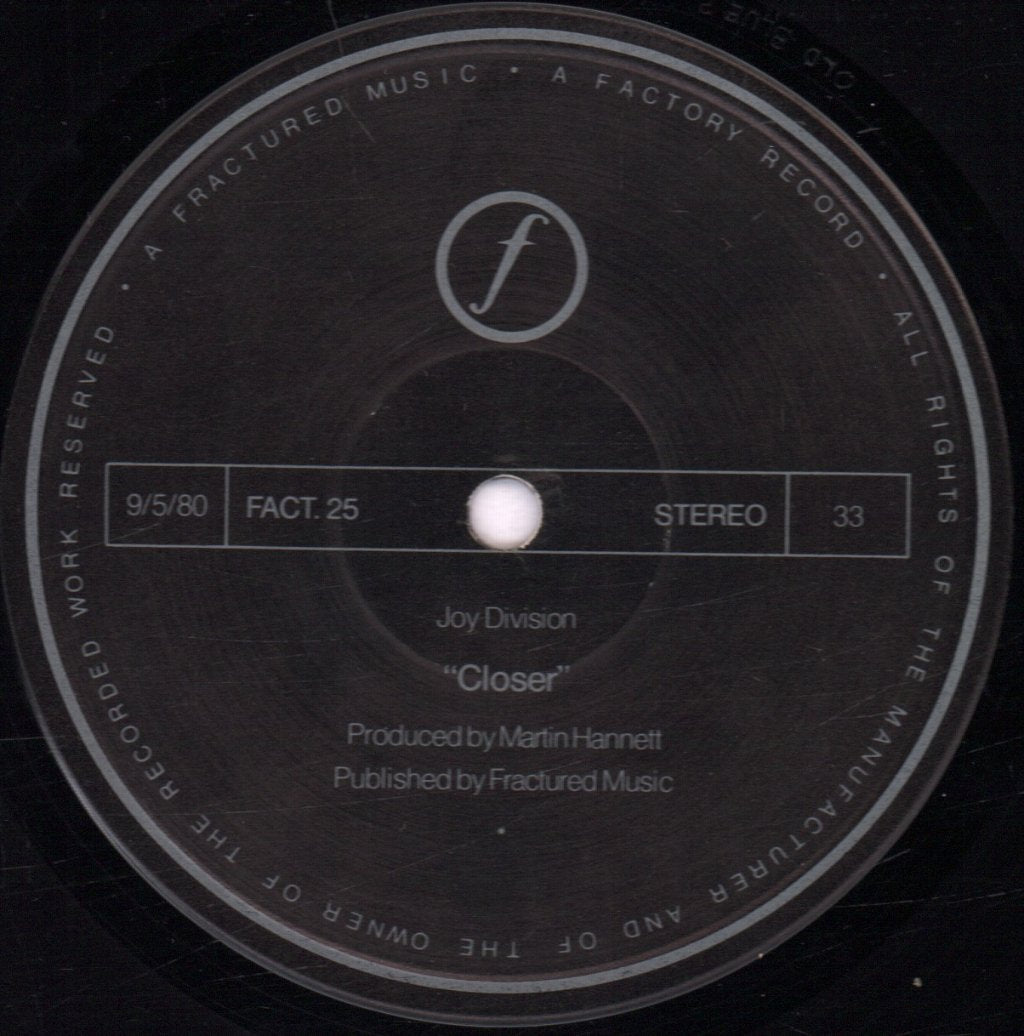 Joy Division - Closer - Lp
