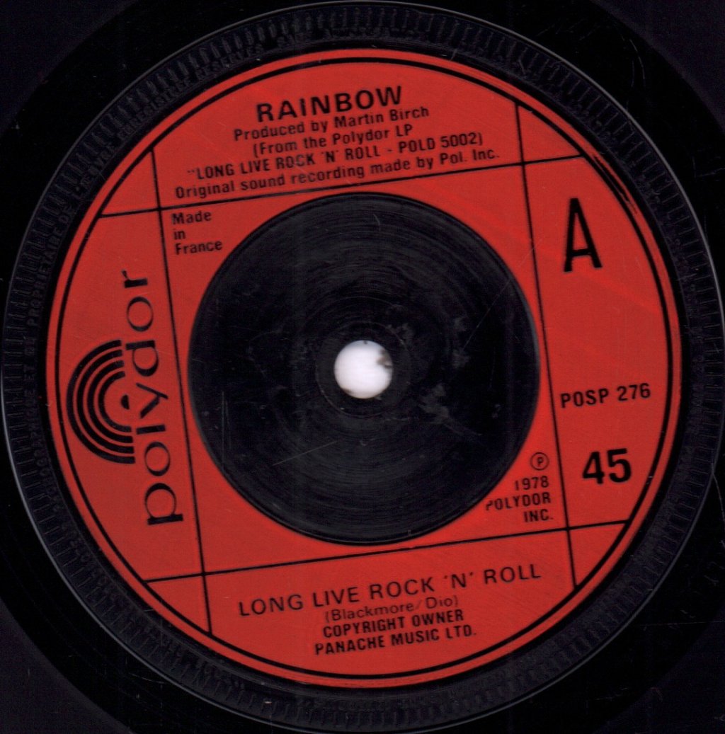 Rainbow (Rock/Metal Group) - Long Live Rock N Roll - 7 Inch