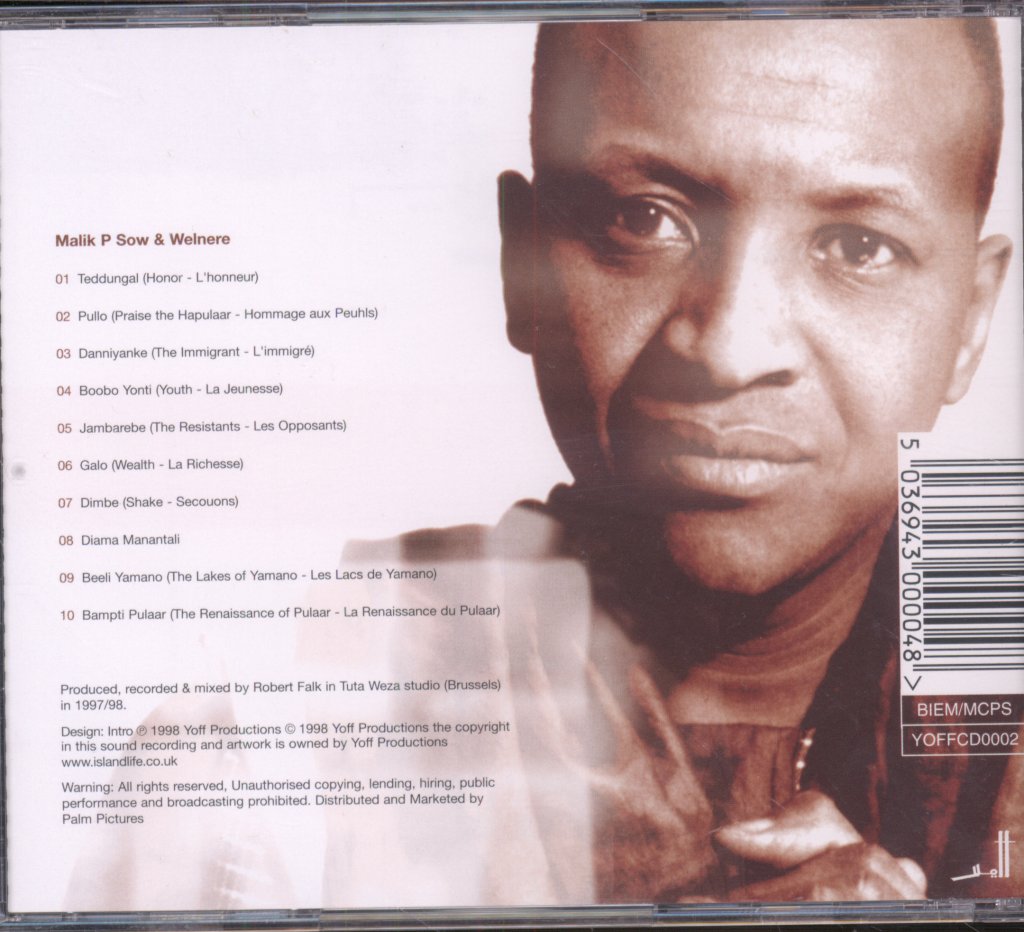 Malik P Sow And Welnere - Danniyanke - Cd