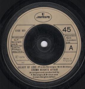 Crown Heights Affair - Galaxy Of Love - 7 Inch