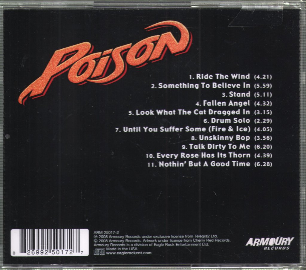 Poison - Seven Days Live - Cd