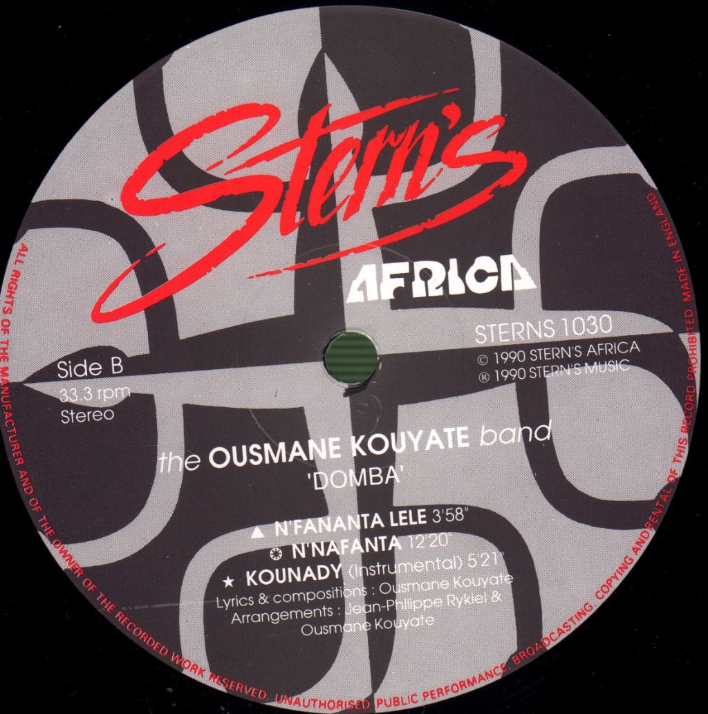 Ousmane Kouyate Band - Domba - Lp