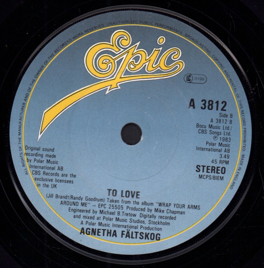 Agnetha Faltskog - Can't Shake Loose - 7 Inch