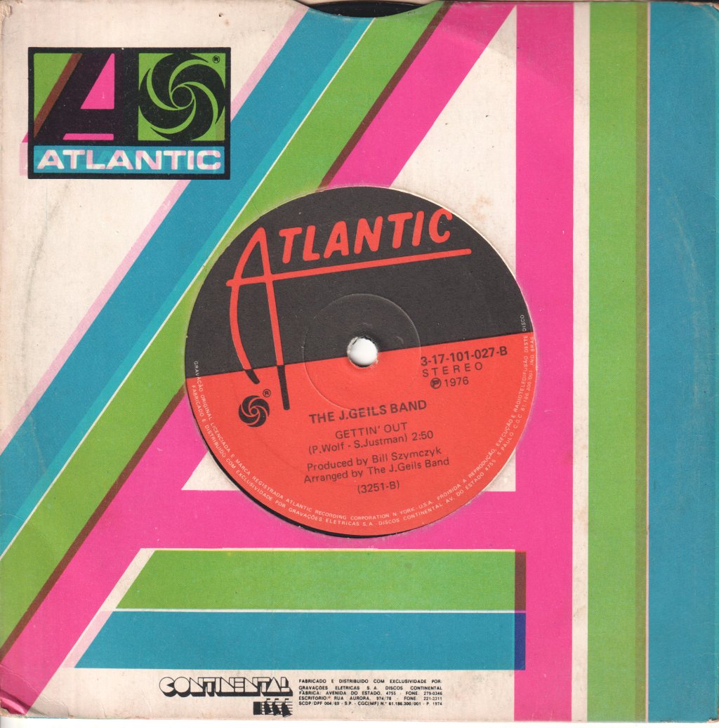 J. Geils Band - Givin' It All Up - 7 Inch