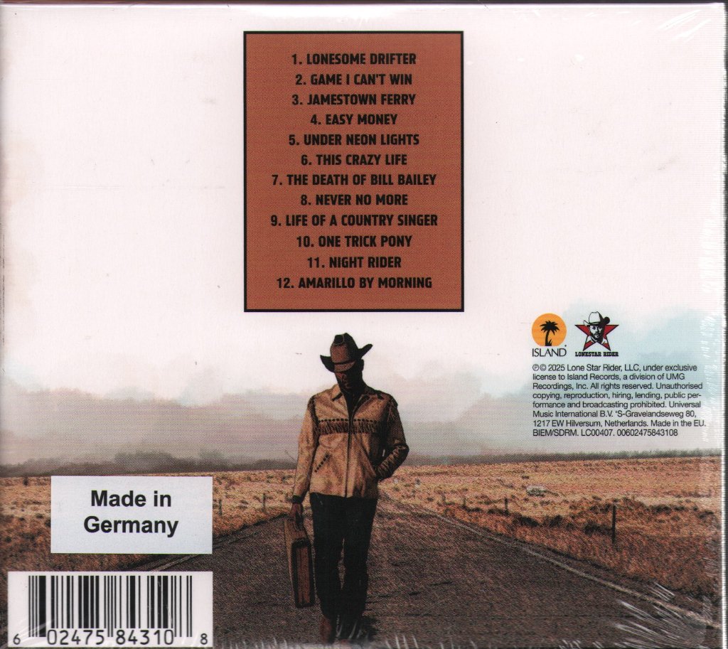 Charley Crockett - Lonesome Drifter - Cd