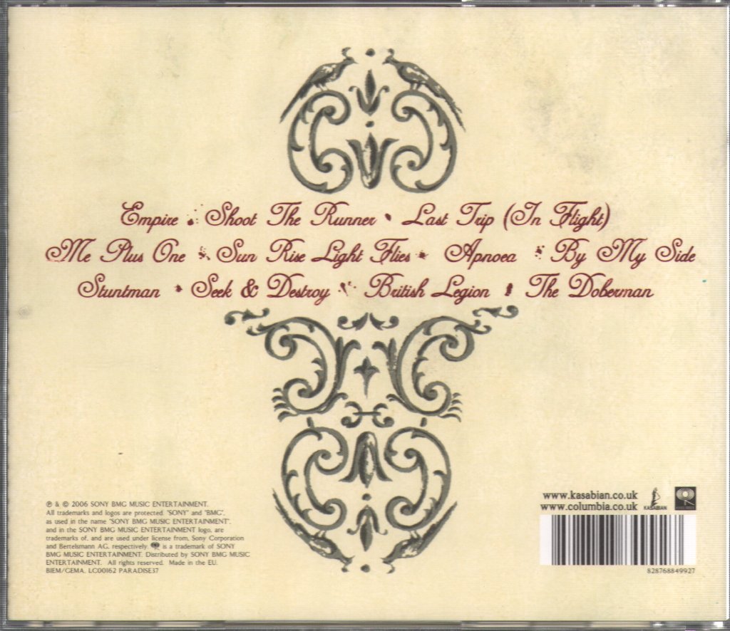 Kasabian - Empire - Cd