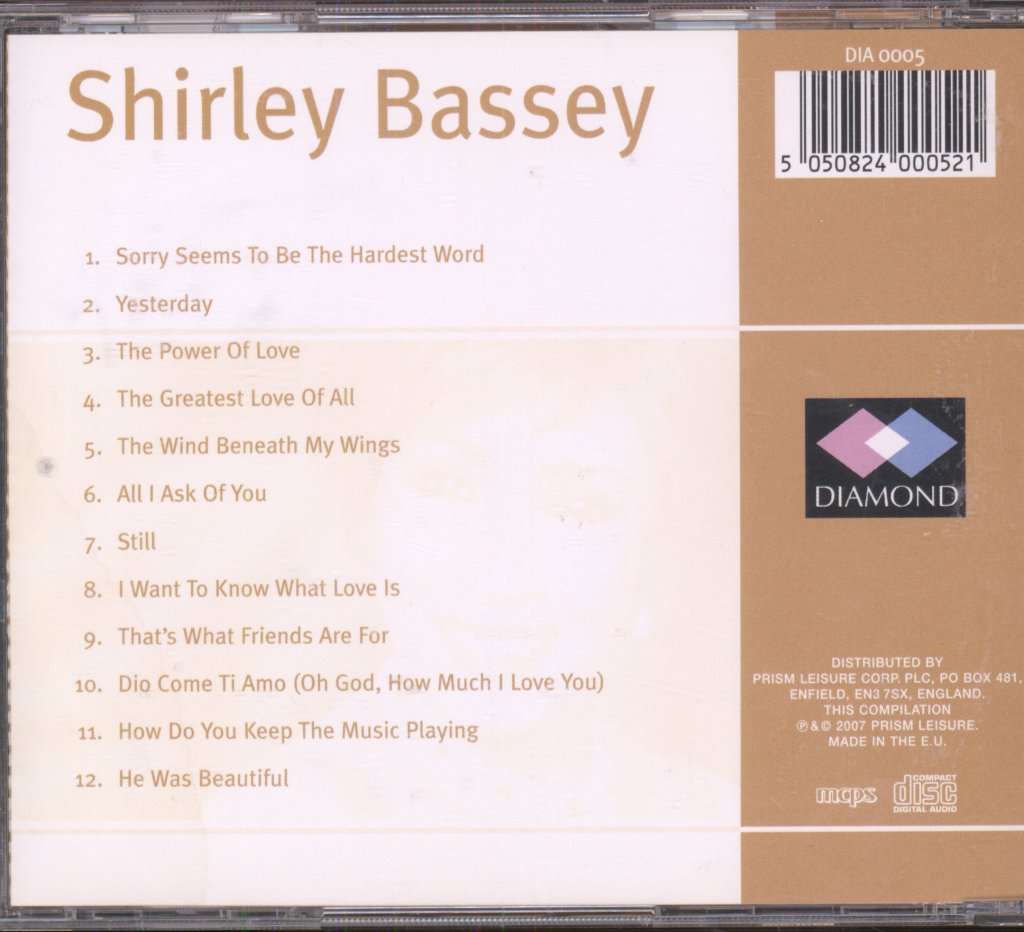 Shirley Bassey - Shirley Bassey - Cd