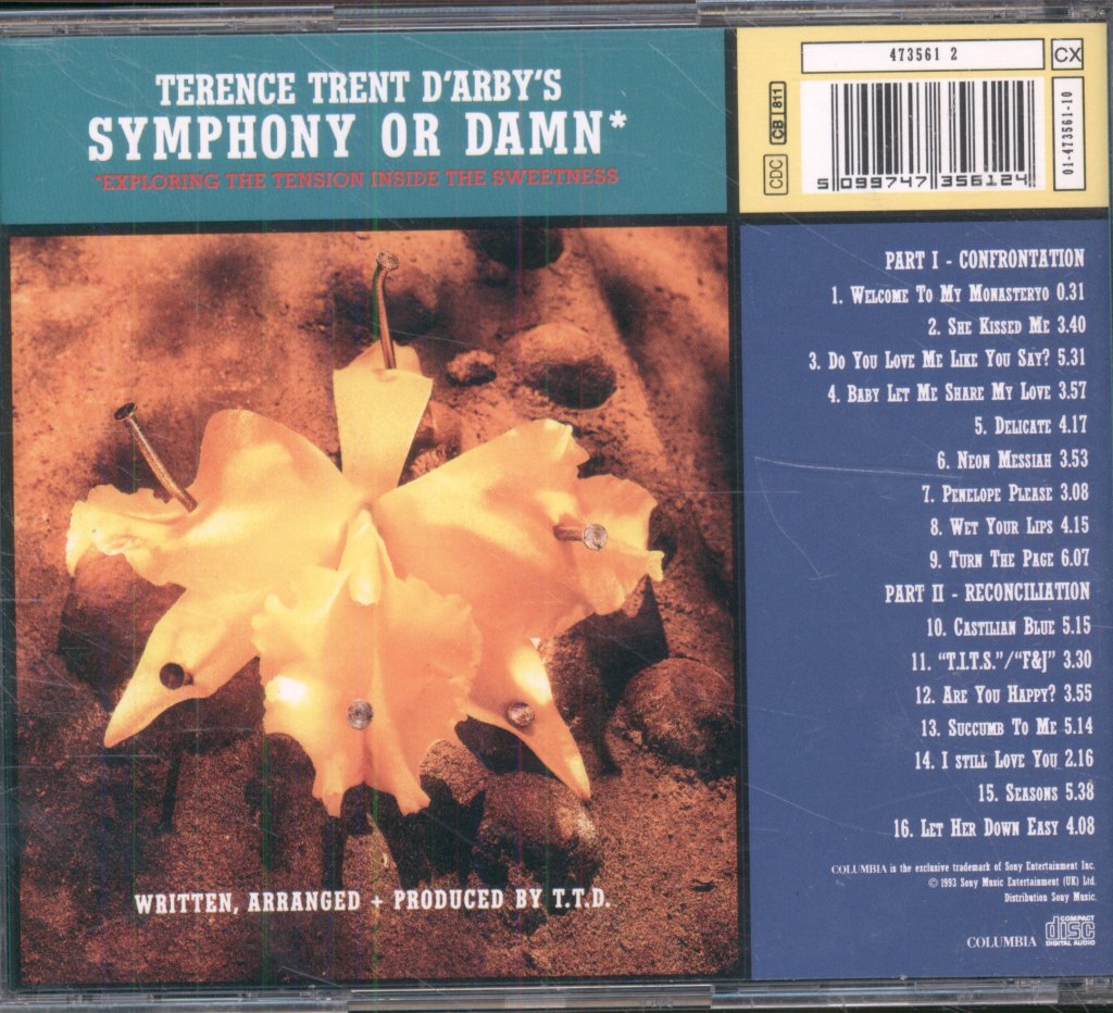 Terence Trent D'Arby - Terence Trent D'Arby's Symphony Or Damn* - Cd