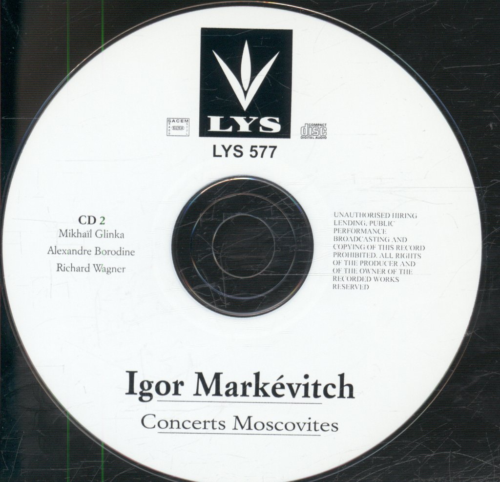 Igor Markevitch - Igor Markevitch - Concerts Moscovites - Double Cd