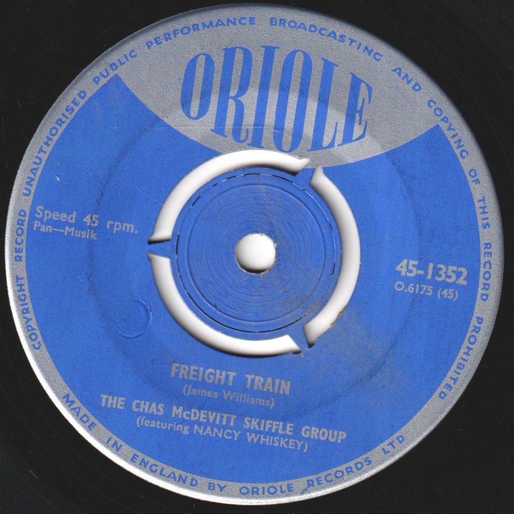 Chas McDevitt Skiffle Group featuring Nancy Whiskey - Freight Train - 7 Inch