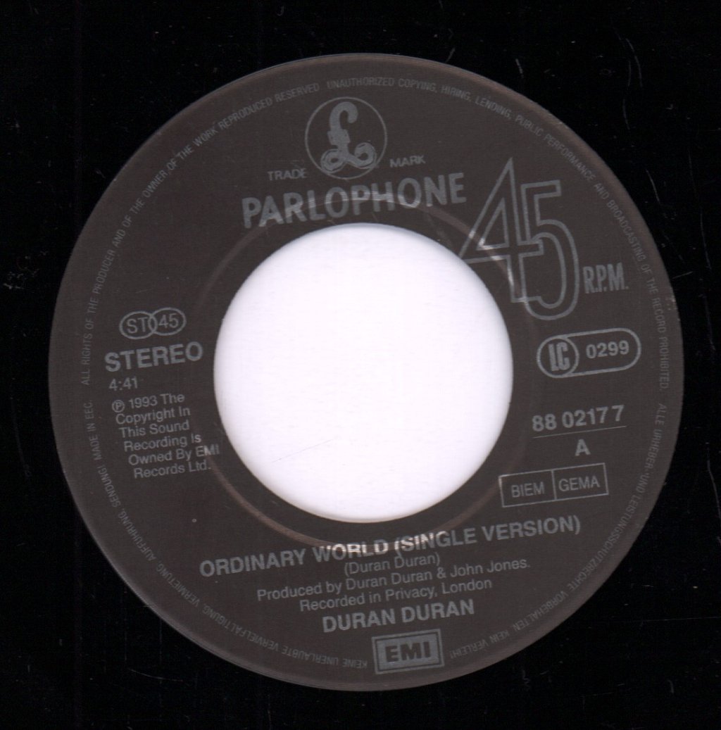 Duran Duran - Ordinary World - 7 Inch
