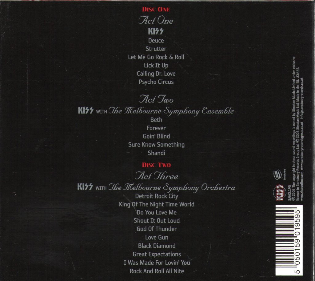 Kiss - Kiss Symphony: Alive IV - Cd Set