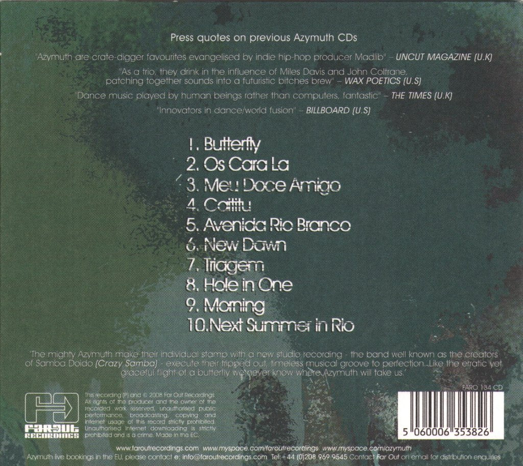 Azymuth - Butterfly - Cd