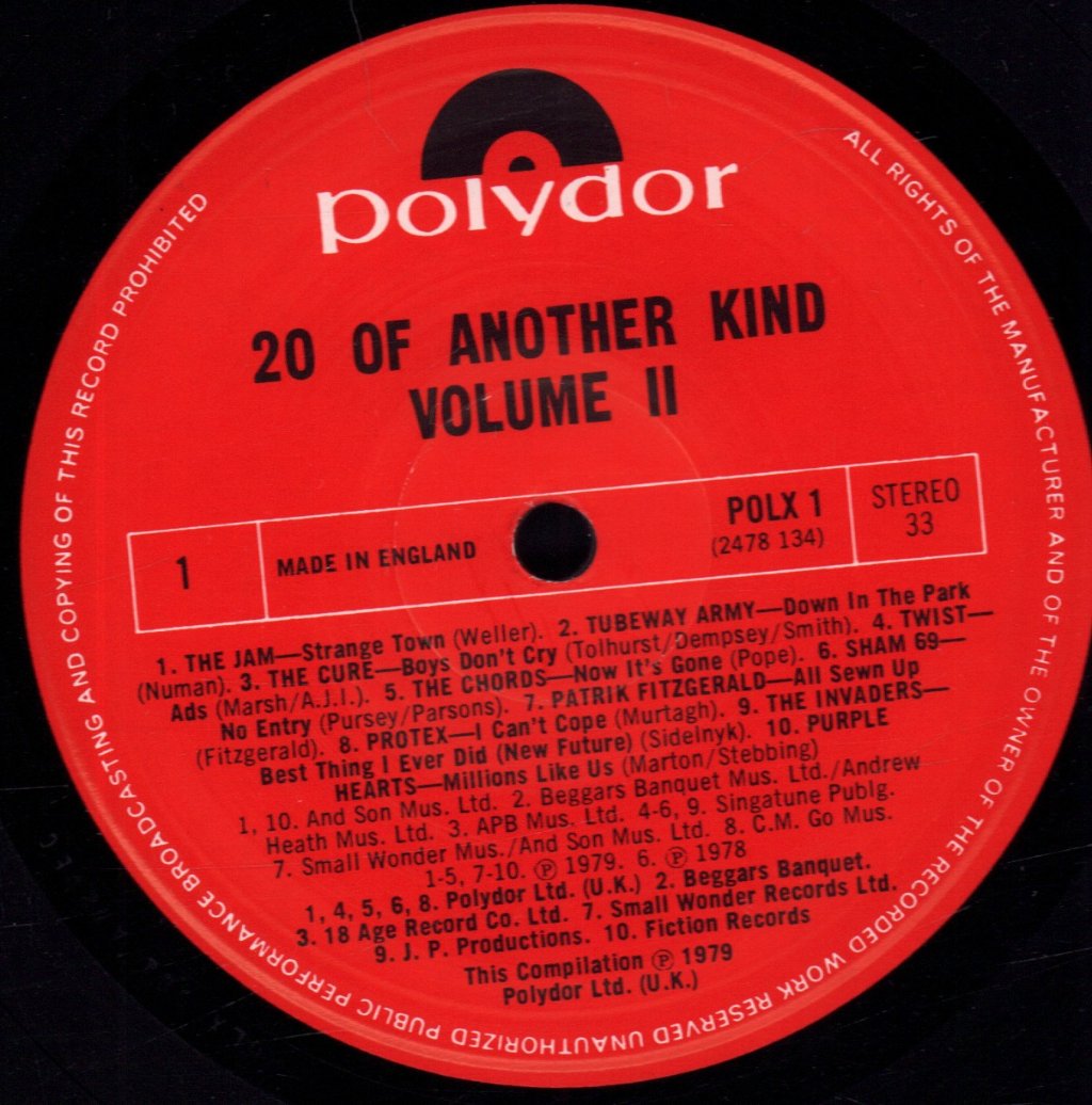 Various Artists - 20 Of Another Kind Vol 2 - Lp