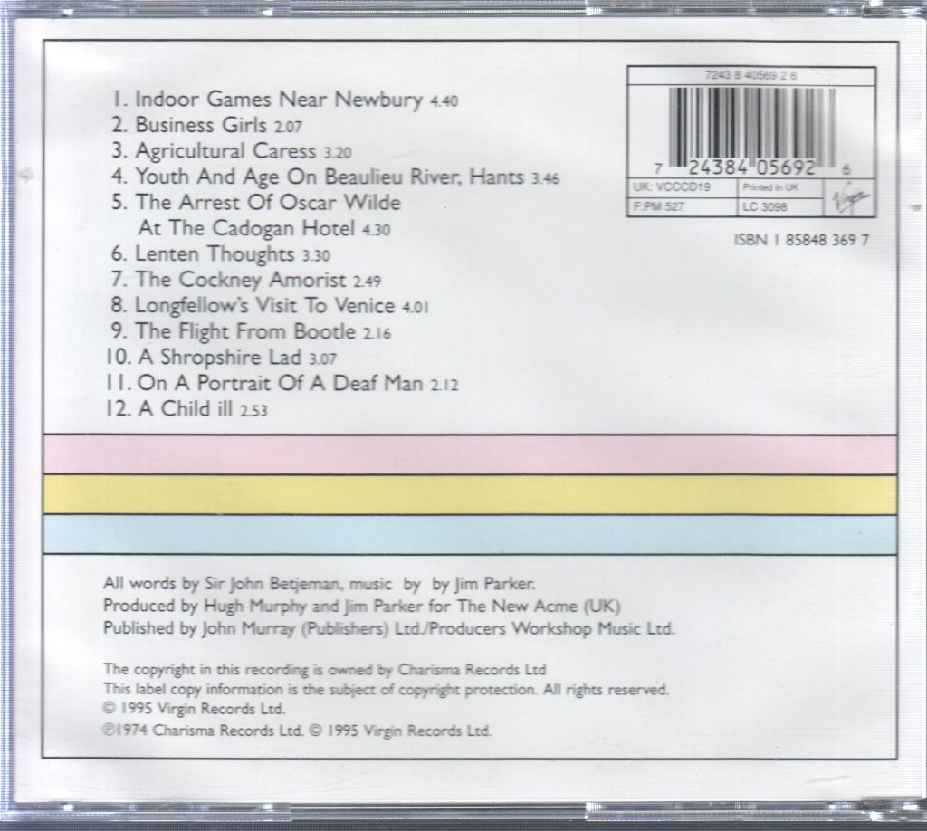 John Betjeman - Betjeman's Banana Blush - Cd