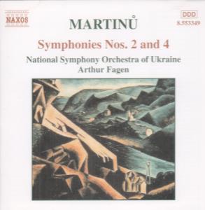 Bohuslav Martinu - Symphonies Nos.2 And 4 - Cd