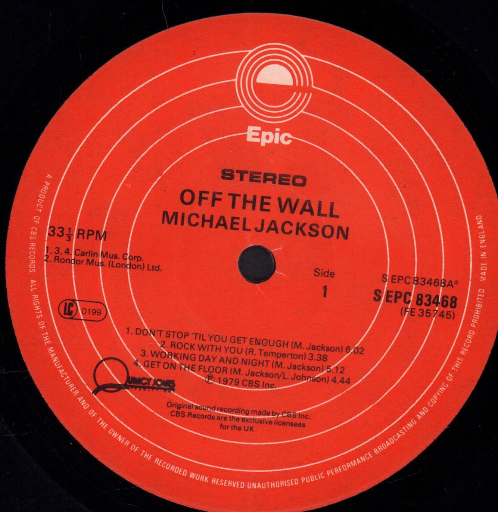 Michael Jackson - Off The Wall - Lp