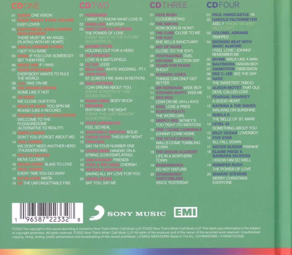 Various Artists - Now Yearbook '85 - Cd Set