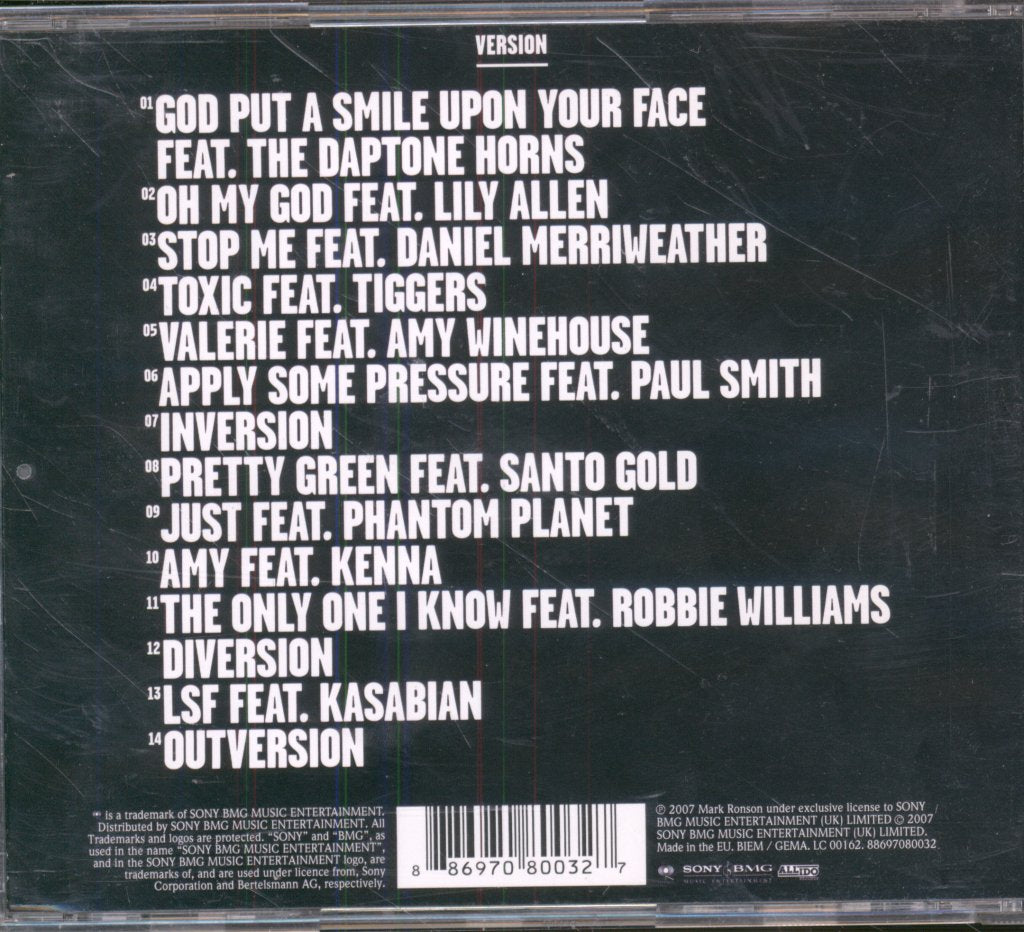 Mark Ronson - Version - Cd