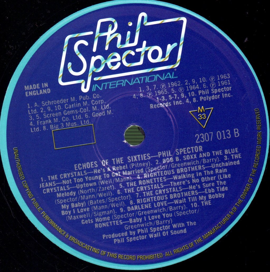 Phil Spector - Echoes Of The 60'S - Lp