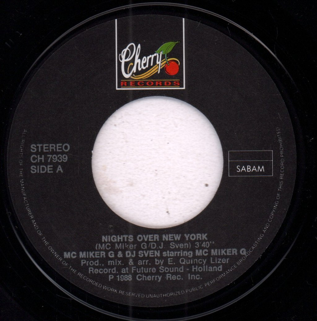 mc miker g & dj sven - Nights Over New York - 7 Inch