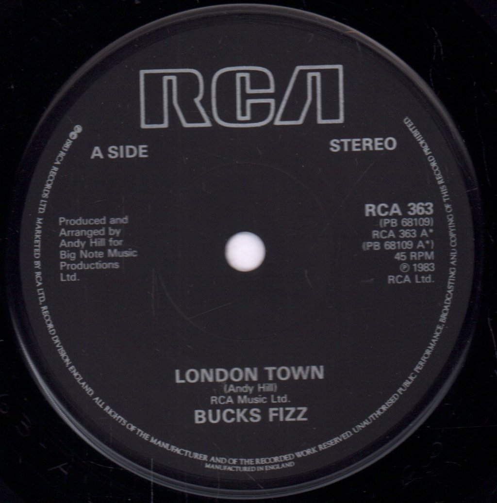 Bucks Fizz - London Town - 7 Inch