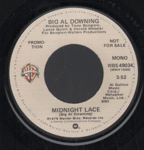 Big Al Downing - Midnight Lace - 7 Inch