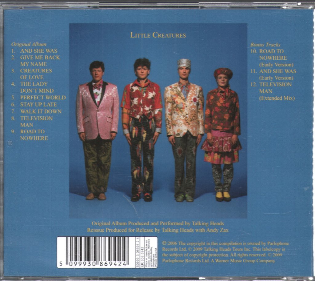 Talking Heads - Little Creatures - Cd