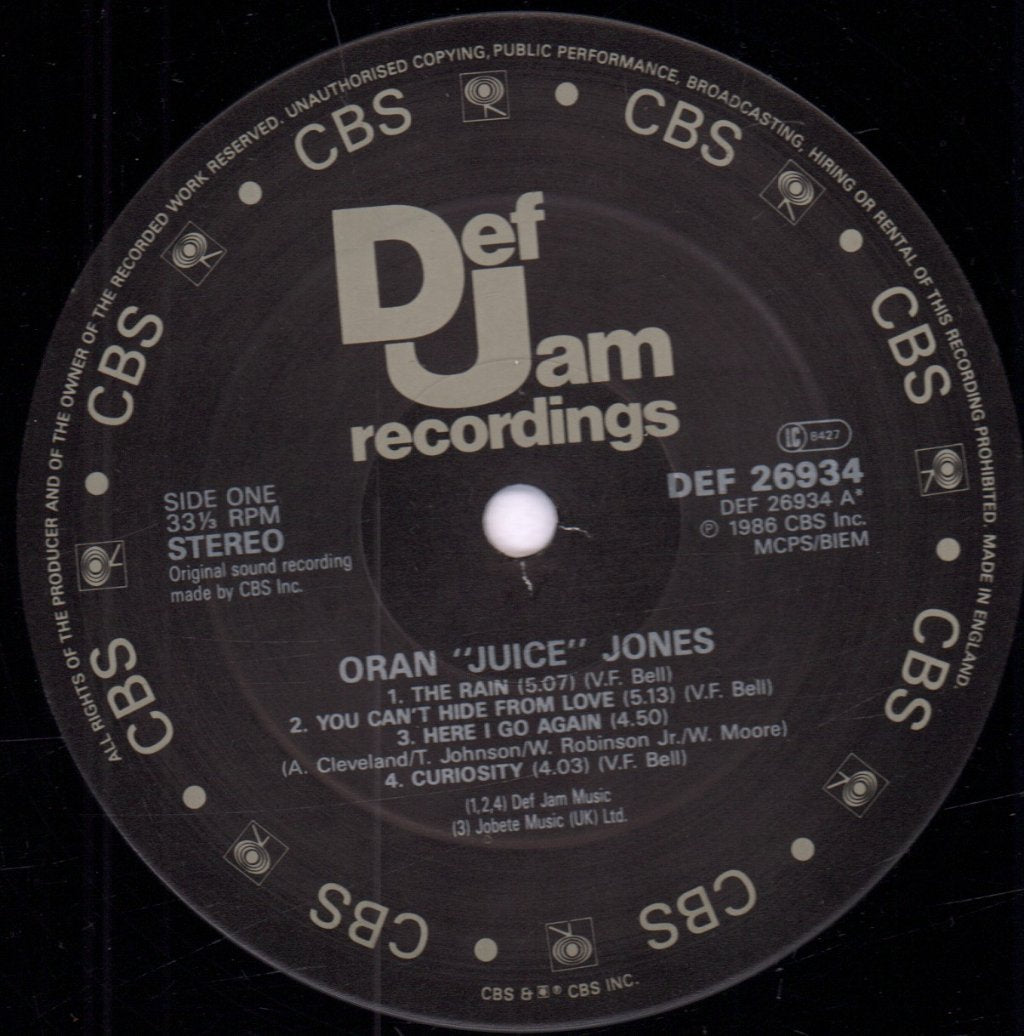 Oran Juice Jones - Juice - Lp
