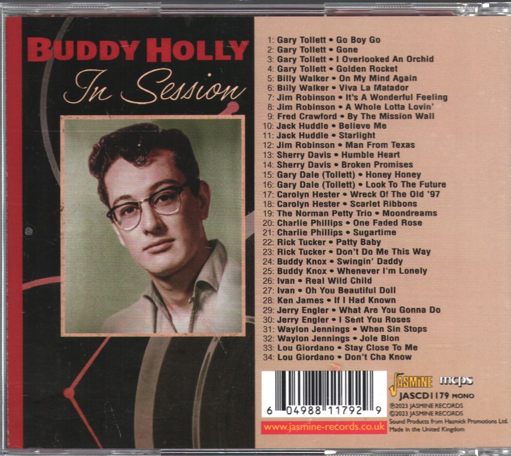 Buddy Holly - In Session - Cd