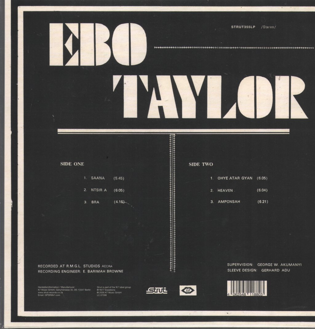 Ebo Taylor - Ebo Taylor - Lp