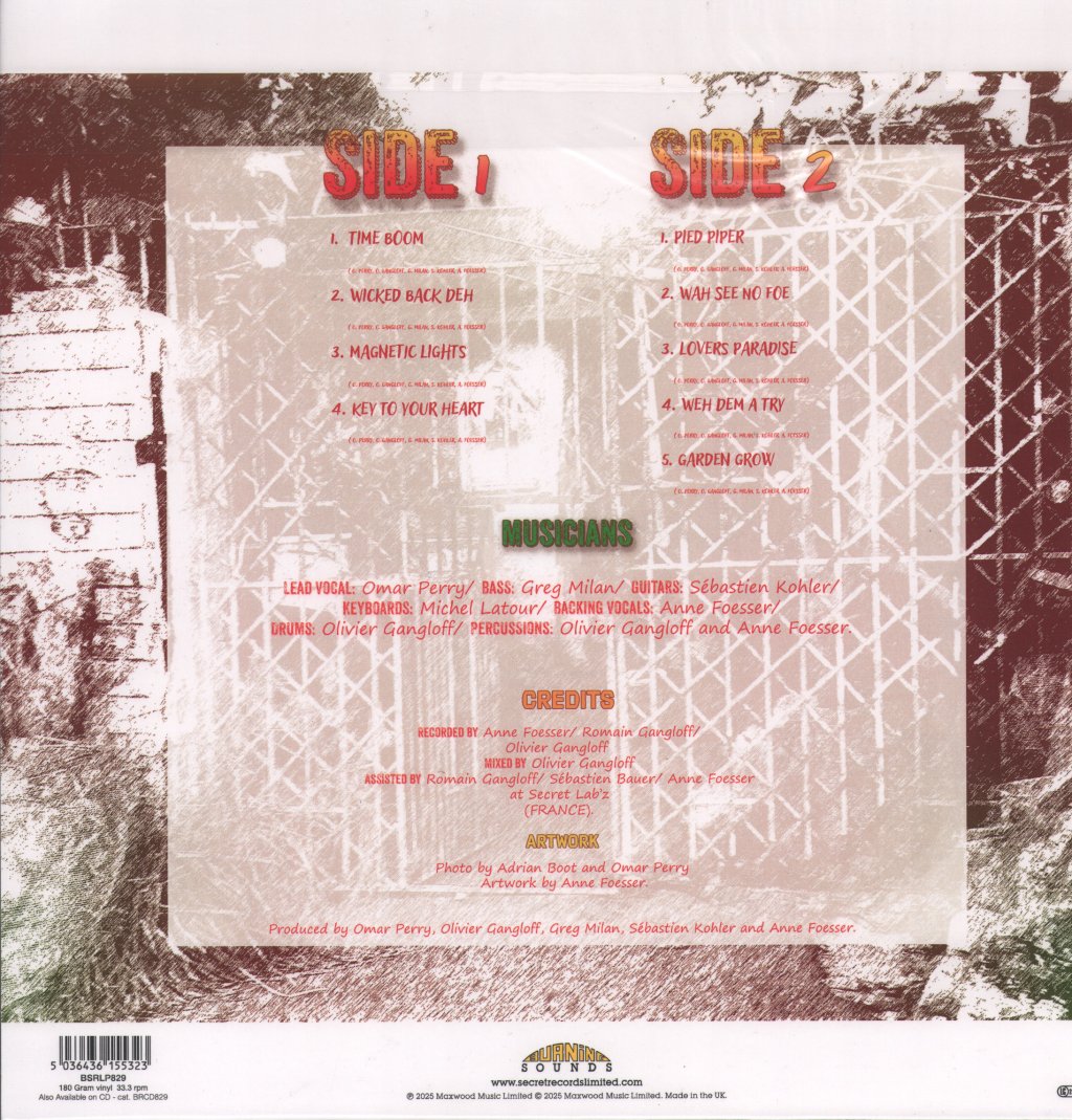 Omar Perry - Channelling Lee Scratch Perry - Lp