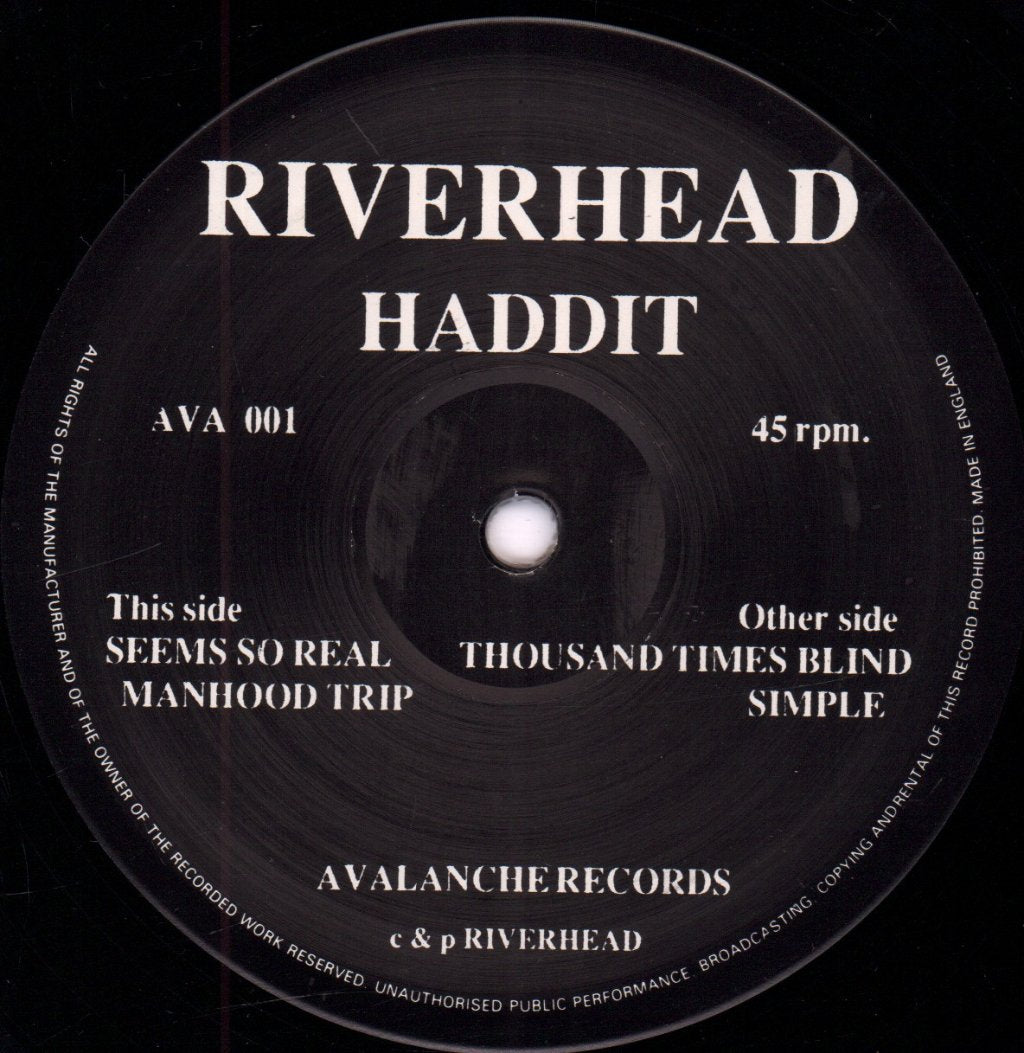 Riverhead - Haddit - 12 Inch