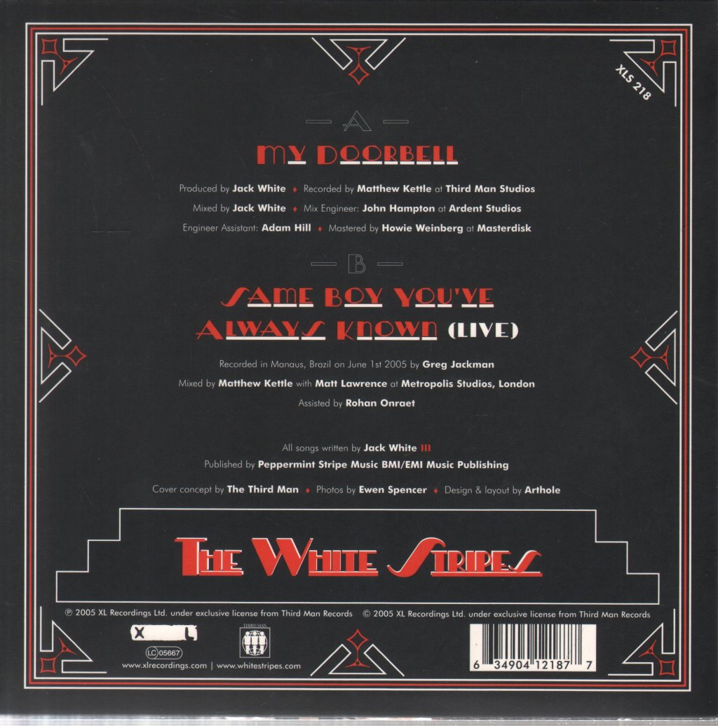White Stripes - My Doorbell - 7 Inch