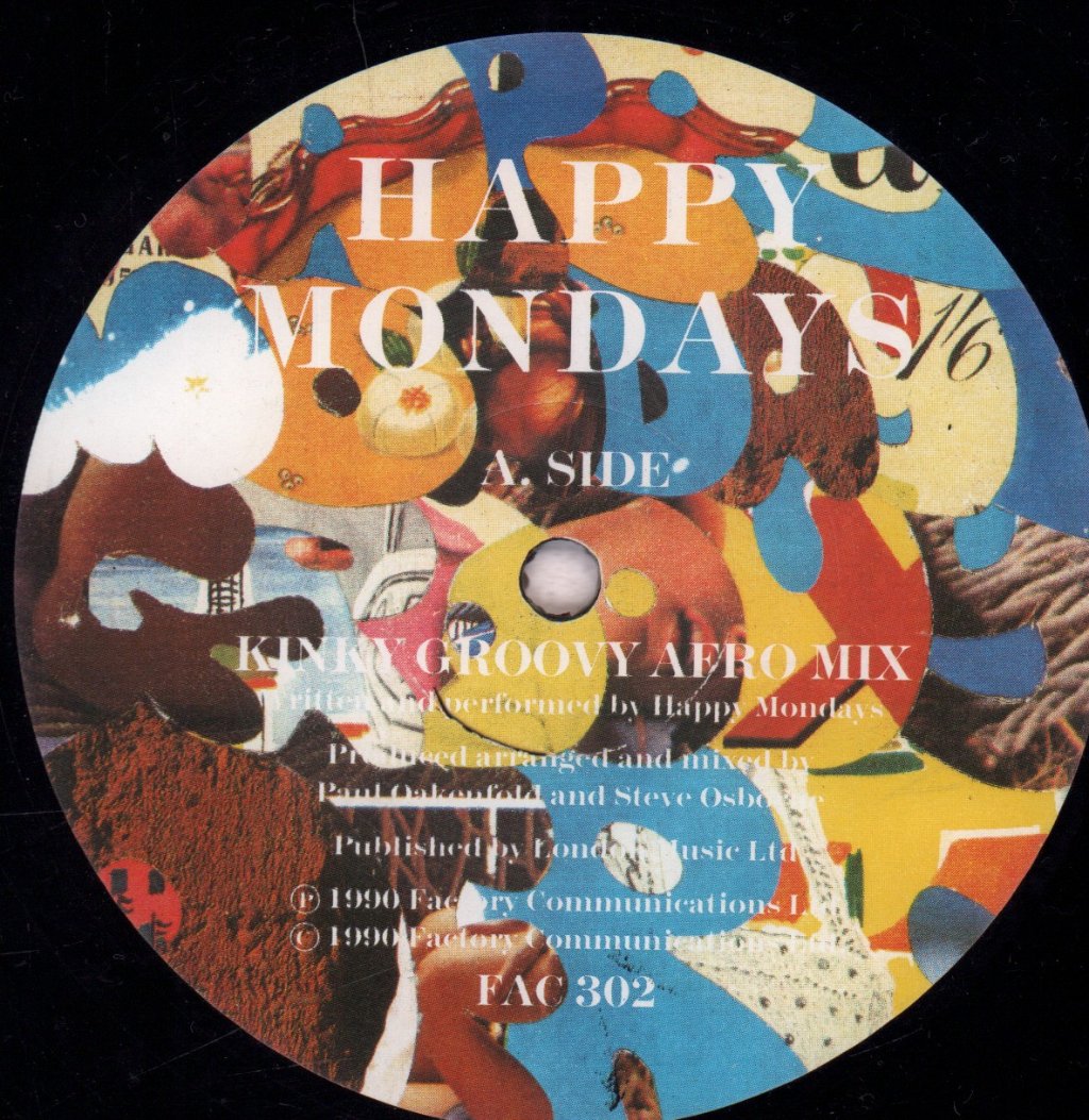 Happy Mondays - Kinky Groovy Afro Mix - 12 Inch