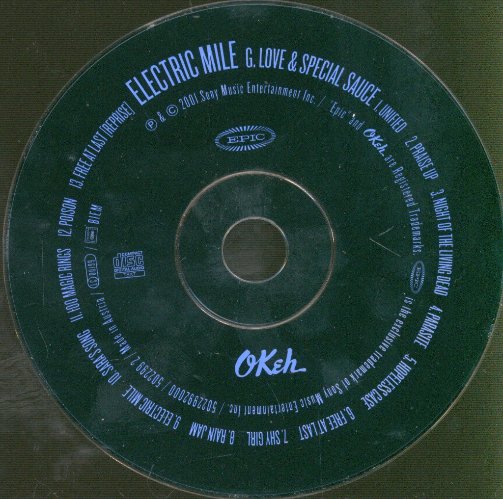 G. Love & Special Sauce - Electric Mile - Cd